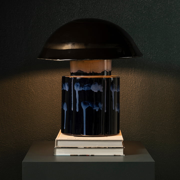 Serax - John Lampe de table, bleu foncé