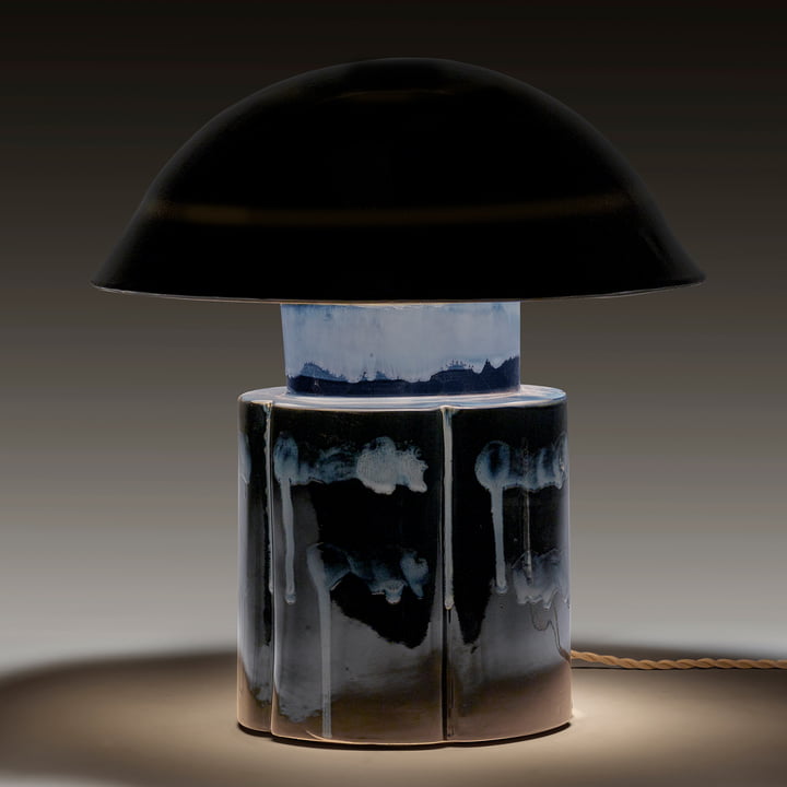 Serax - John Lampe de table, bleu foncé