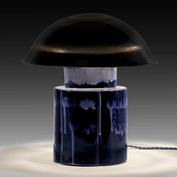 Serax - John Lampe de table, bleu foncé