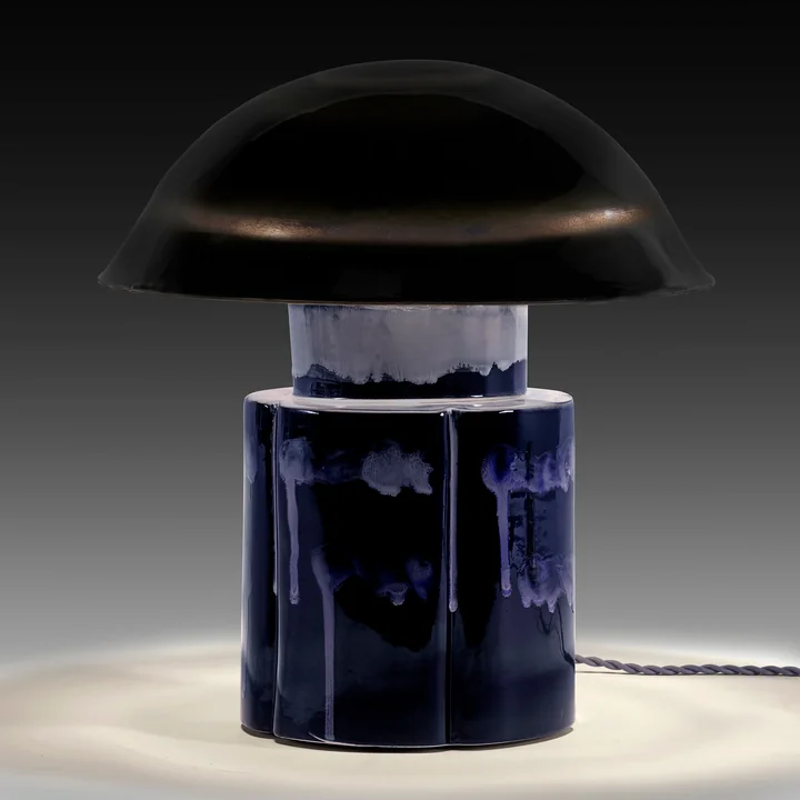 Serax - John Lampe de table, bleu foncé