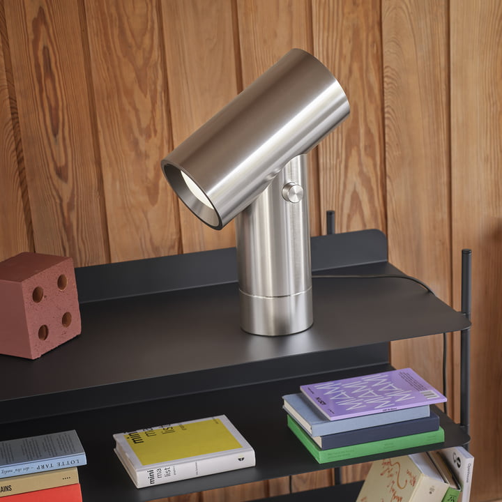 Muuto - Beam Lampe de table LED, aluminium poli, H 45,4 cm