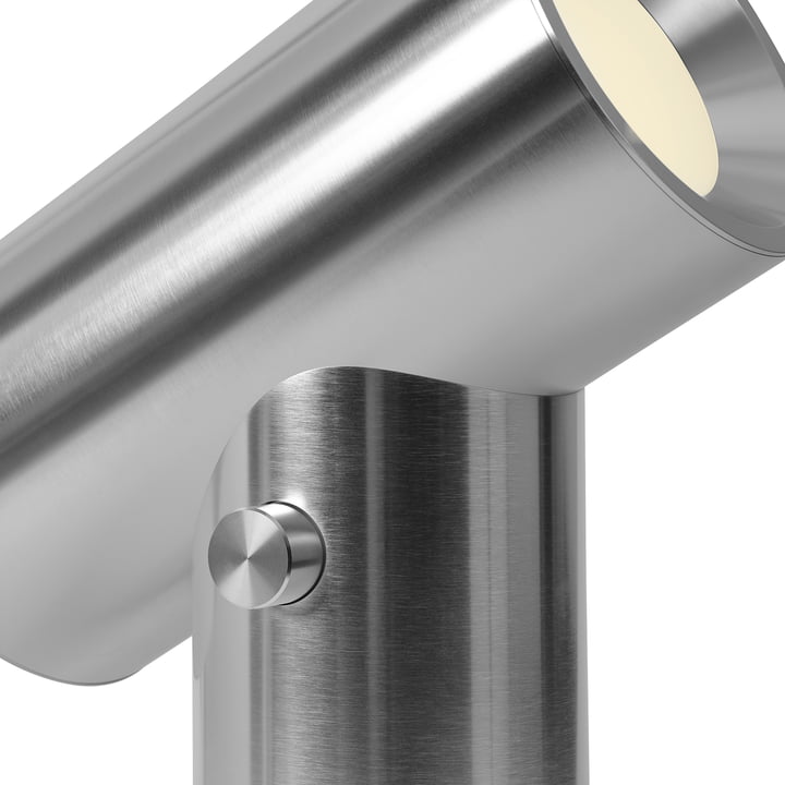 Muuto - Beam Lampe de table LED, aluminium poli, H 45,4 cm