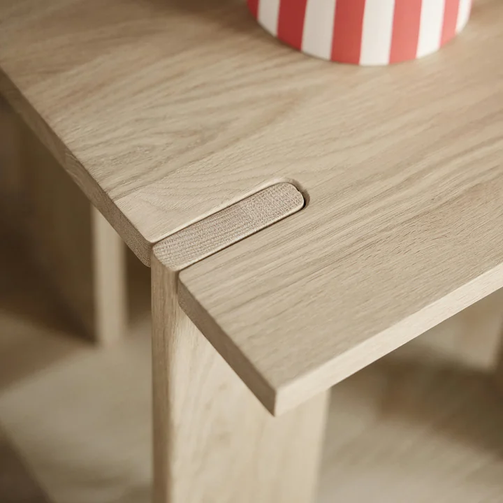 OYOY - Square Table d'appoint, chêne naturel