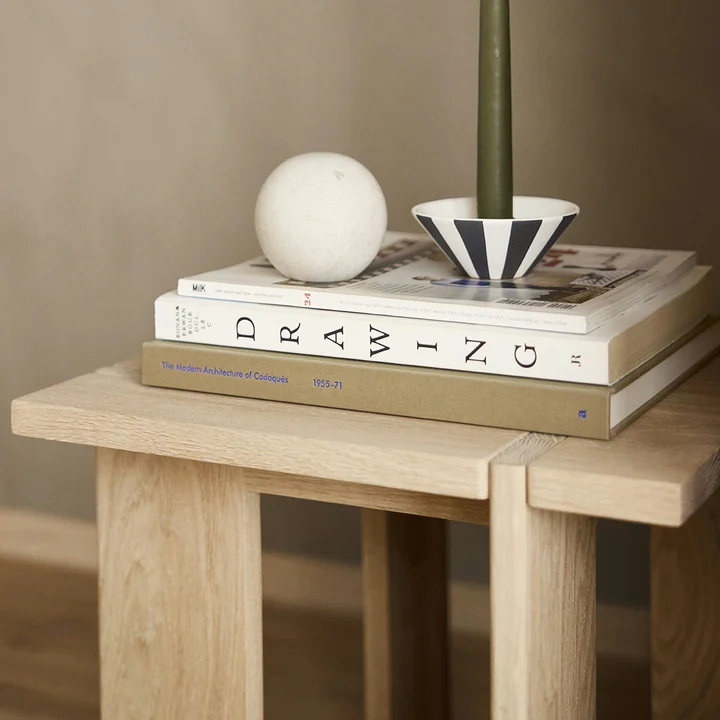 OYOY - Square Table d'appoint, chêne naturel