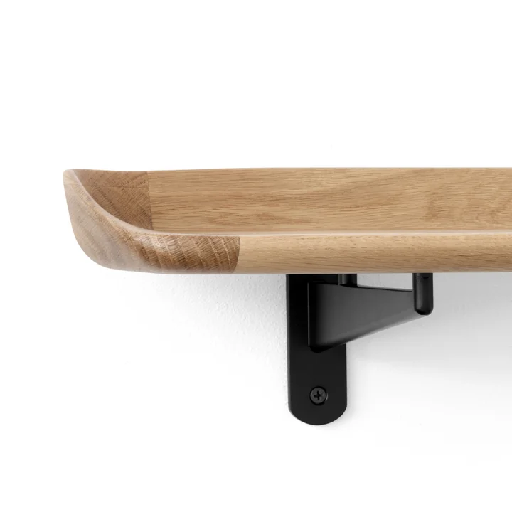 & Tradition - Guild HM Étagère murale, noir / chêne laqué