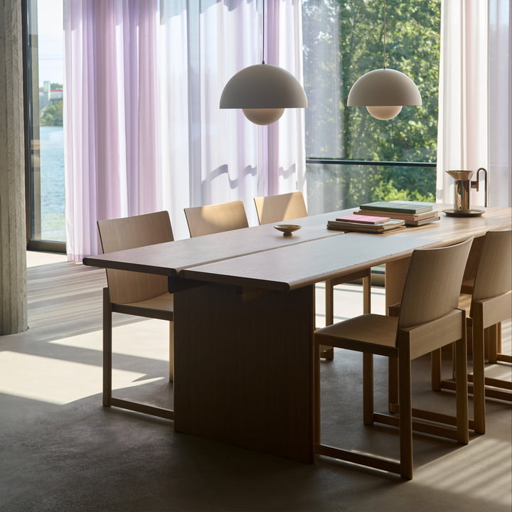 & Tradition - Ita OS1 Table de salle à manger, 200 x 95 cm, chêne