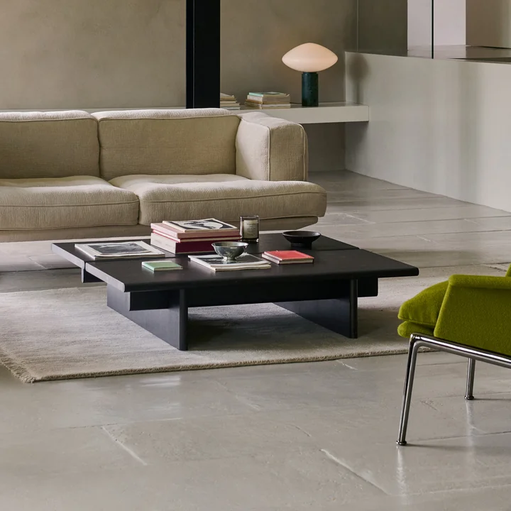 & Tradition - Ita OS4 Table basse, 110 x 110 cm, chêne teinté foncé