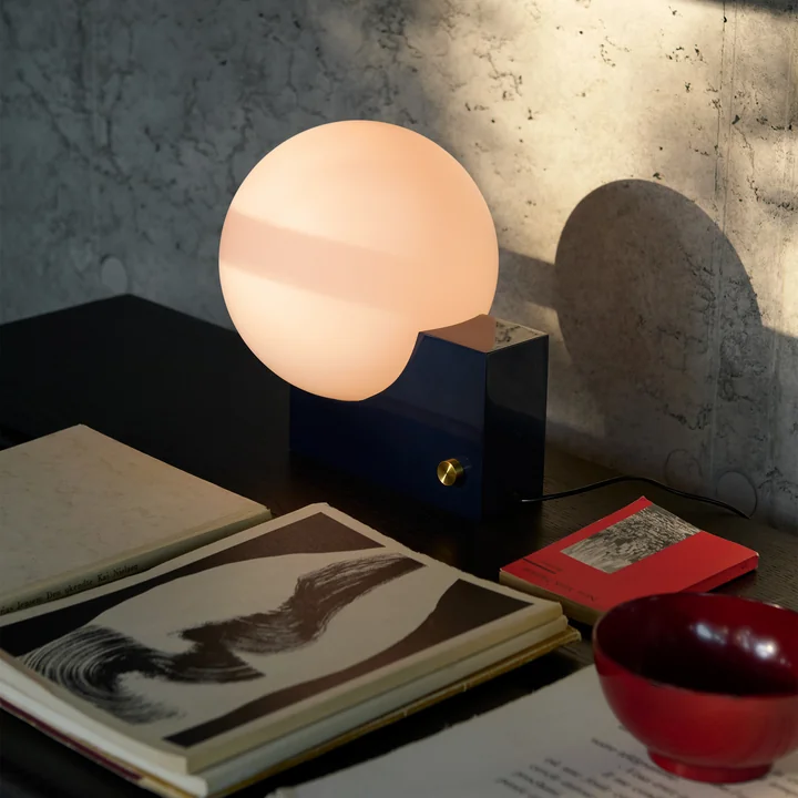 & Tradition - Journey lampe de table et applique, bleu acier