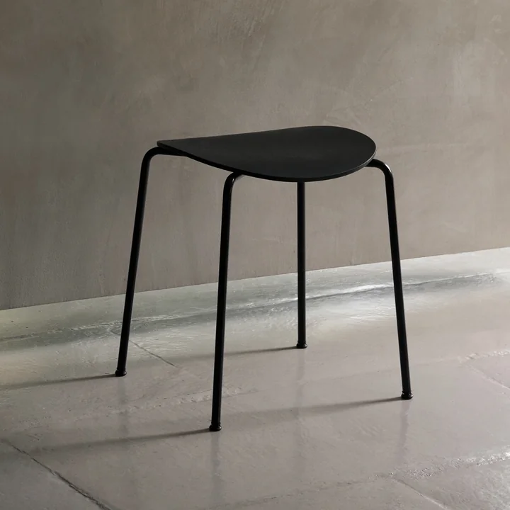 & Tradition - Pavilion AV36 Tabouret, H 46 cm, chêne noir