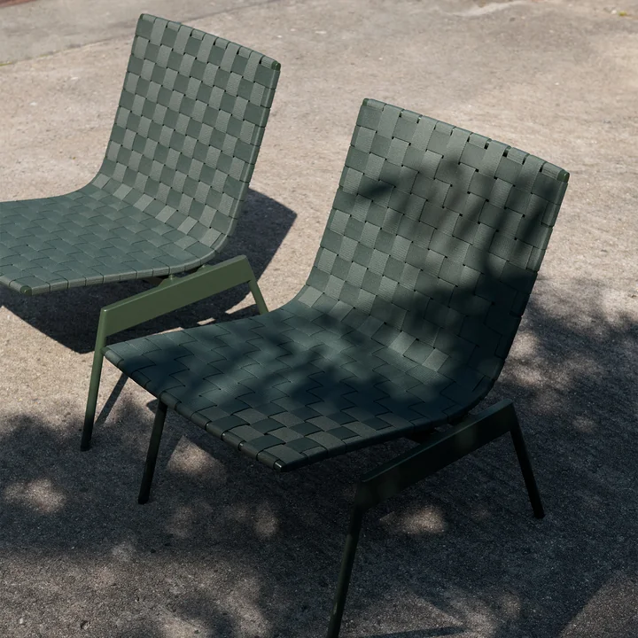 & Tradition - Ville AV44 Outdoor Lounge Chair , bronze green