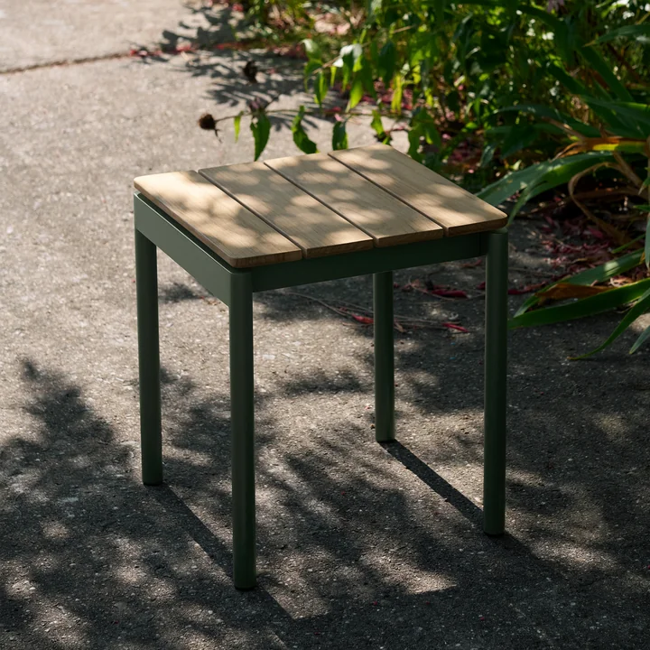 & Tradition - Ville AV47 Tabouret de jardin, teck / bronze green