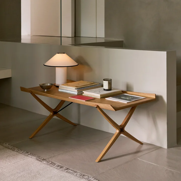 & Tradition - X HM13 Table basse, 120 x 61 cm, chêne