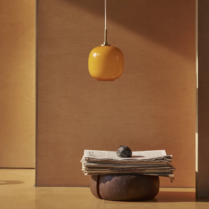 Louis Poulsen - VL45 Radiohus Lampe à suspendre, laiton / ambre brillant