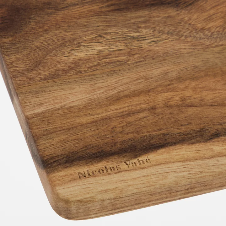 Nicolas Vahé - Butter Planche à découper, 13 x 20 cm, acacia naturel