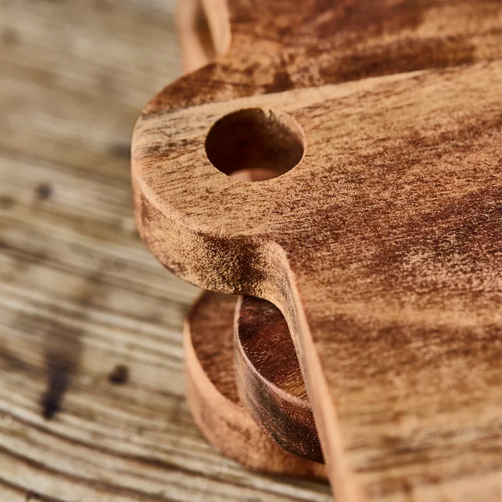 Nicolas Vahé - Butter Planche à découper, 13 x 20 cm, acacia naturel