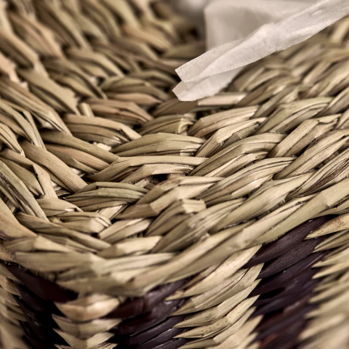 House Doctor - Clean Boîte à mouchoirs, naturel / noir