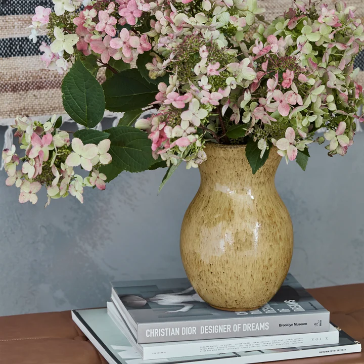 House Doctor - Corp Vase, H 27 cm, beige