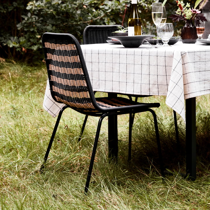 House Doctor - Hapur Dining Chair, nature / noir