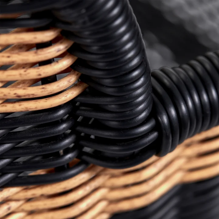 House Doctor - Hapur Outdoor Fauteuil lounge, nature / noir