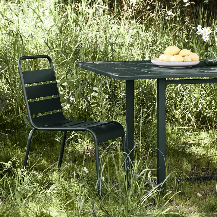 House Doctor - Helo Outdoor Chaise, vert