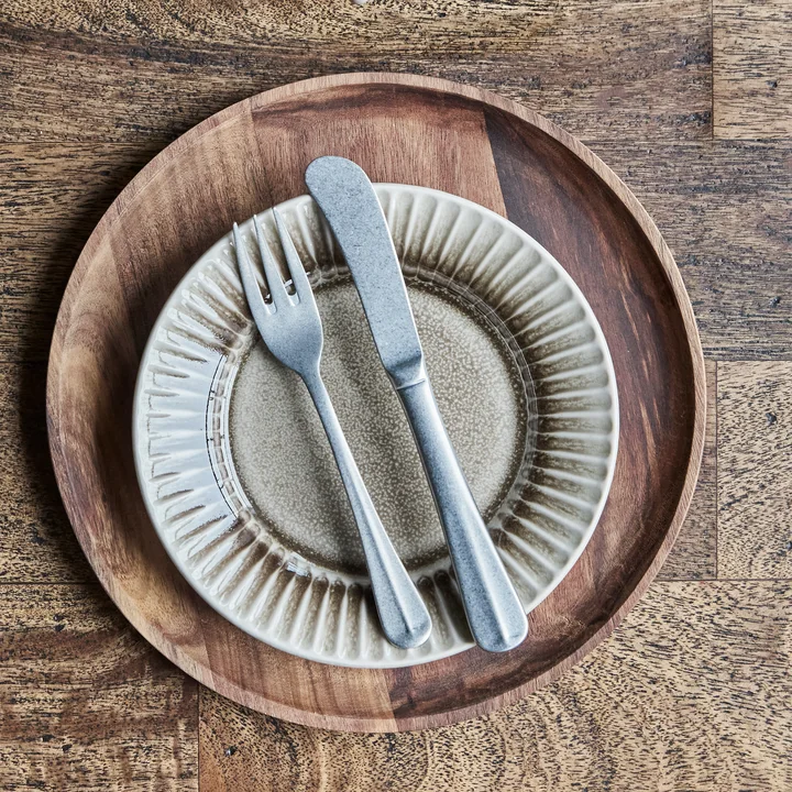 House Doctor - Fourchette à gâteau Mora, argent-finish