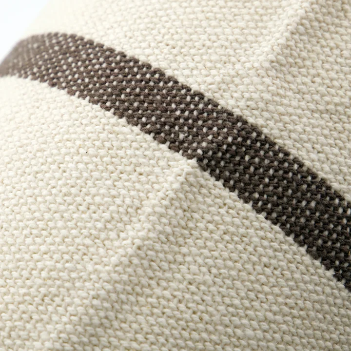 House Doctor - Nula taie d'oreiller, 50 x 50 cm, marron foncé