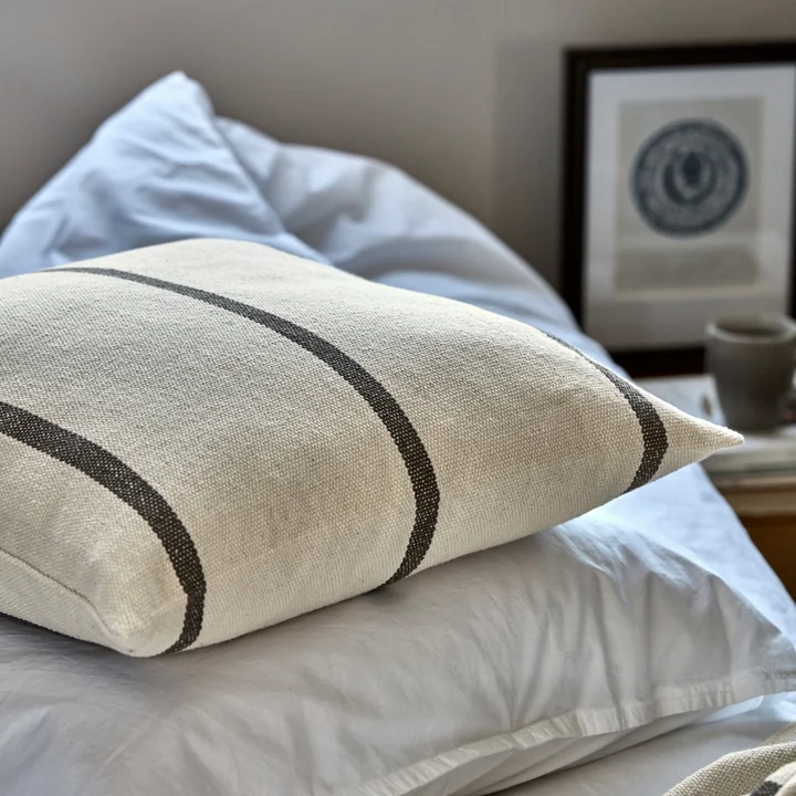 House Doctor - Nula taie d'oreiller, 50 x 50 cm, marron foncé