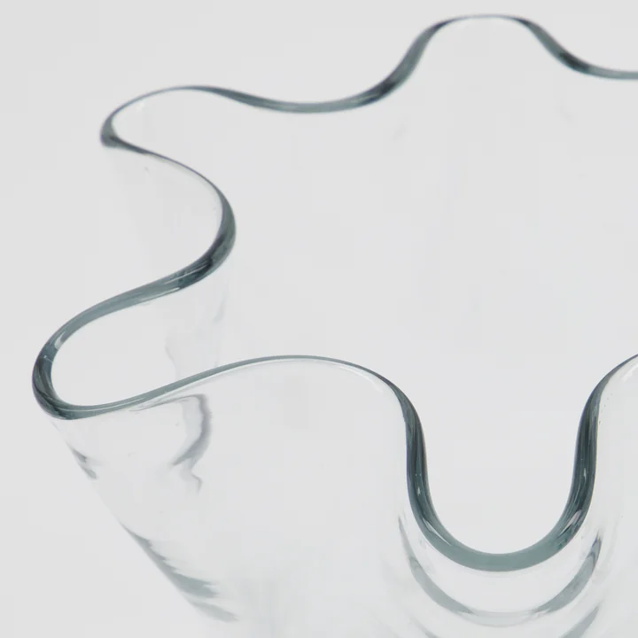 House Doctor - Plis Vase, H 17 cm, clair