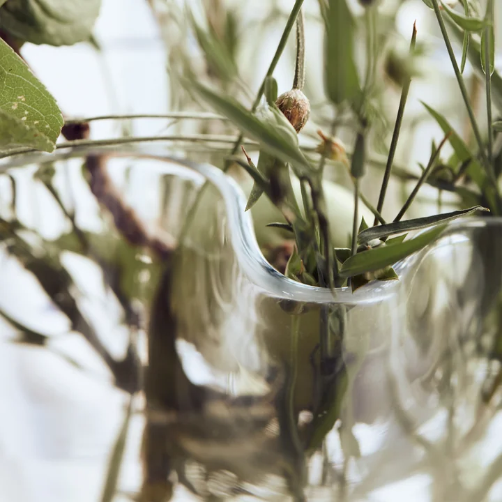 House Doctor - Plis Vase, H 17 cm, clair