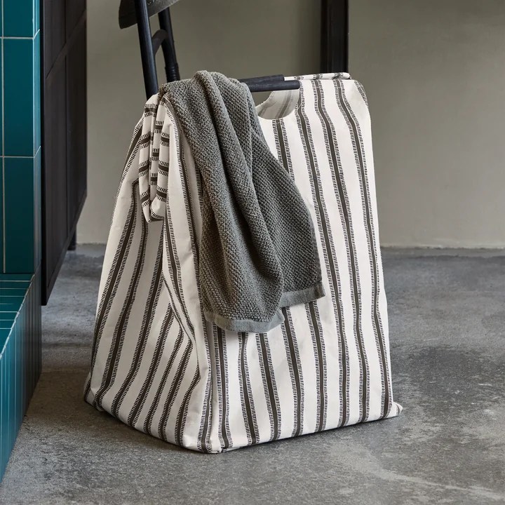 House Doctor - Vibes Panier à linge, L 40 x H 60 cm, marron clair