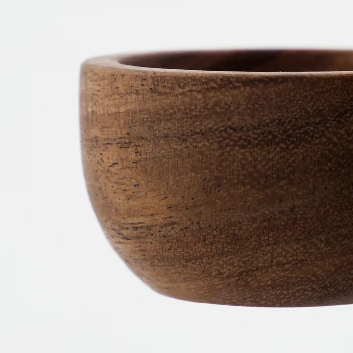 House Doctor - Wood Coquetier, acacia naturel