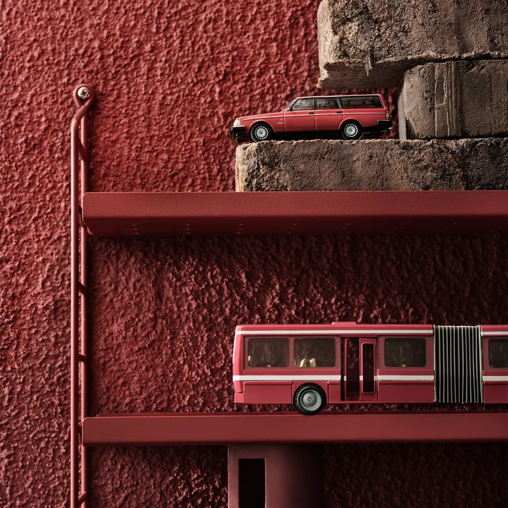 String - Pocket Métal, rouge brun RAL 3013