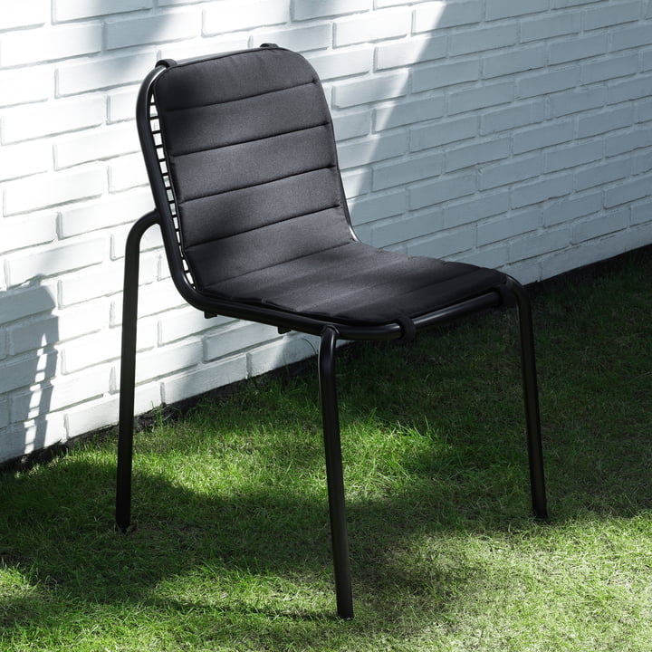 Normann Copenhagen - Vig Chaise, noir avec revêtement d'assise