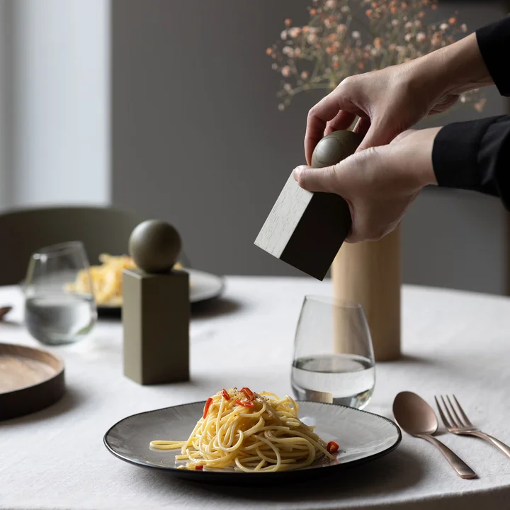 Twist Set de sel et de poivre de applicata