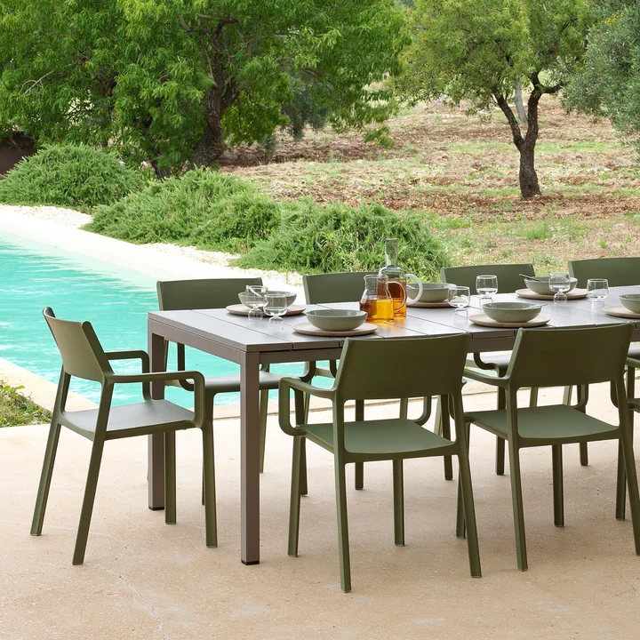 Nardi - Trill Outdoor Chaise avec accoudoirs, agave