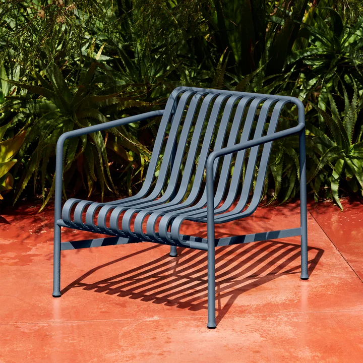HAY - Palissade Lounge Chair Low , deep blue (Édition exclusive 2025)
