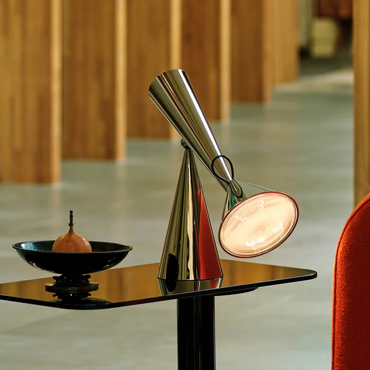 Tom Dixon - Pose Task LED lampe de table, argent