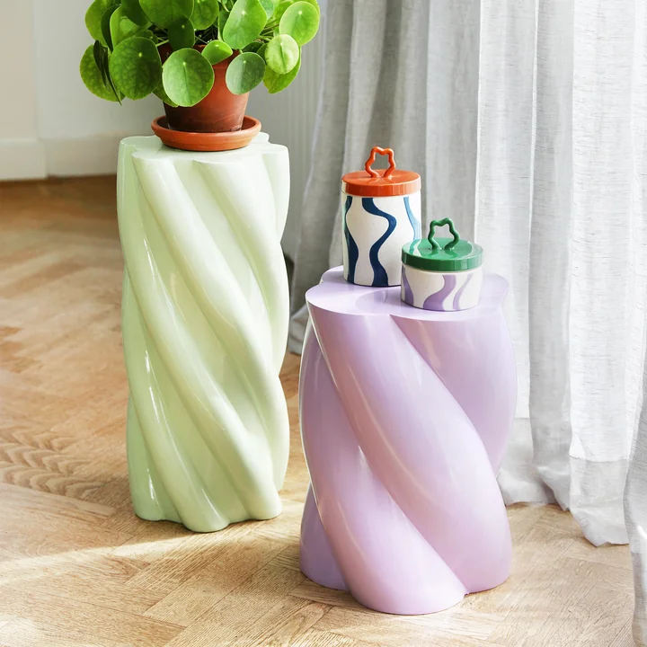 & klevering - Marshmallow table d'appoint 40 x Ø 29 cm, lilas