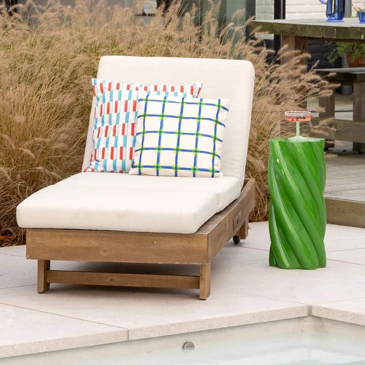 & klevering - Guimauve table d'appoint 55 x Ø 25 cm, vert