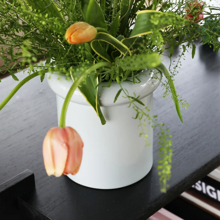 & klevering - Turban Vase 21,5 x Ø 20 cm, mist