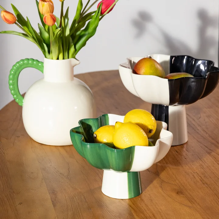 & klevering - Sun Coque, vert / blanc et noir / blanc