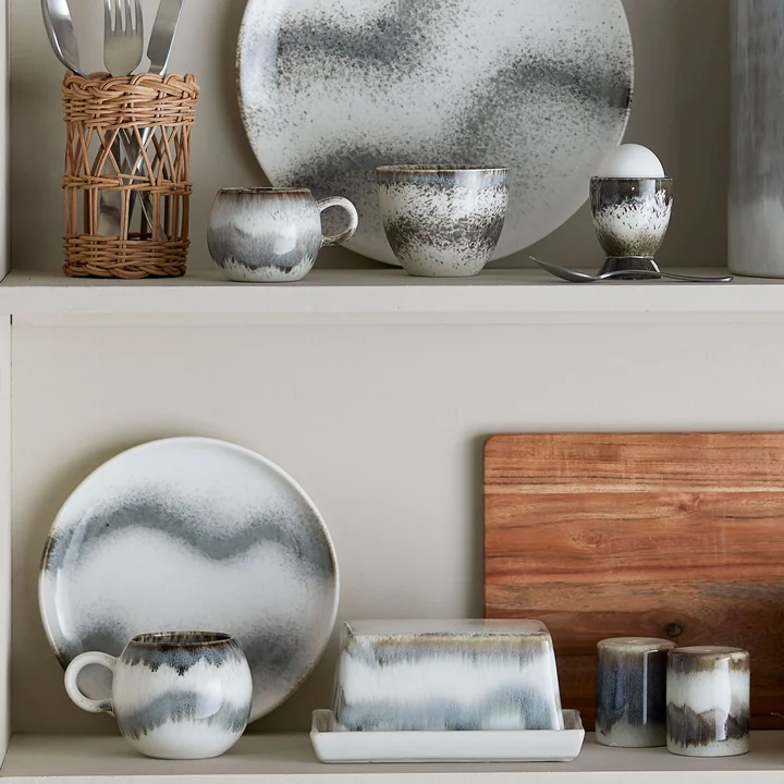 Bloomingville - Paula beurrier, gris / multicolore