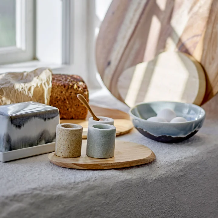 Bloomingville - Paula beurrier, gris / multicolore