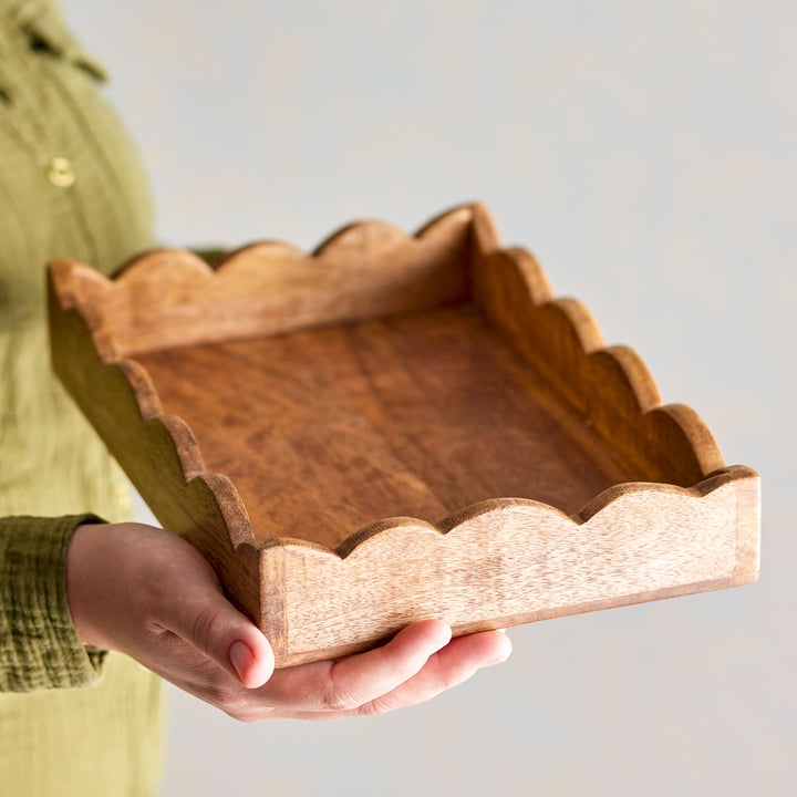 Bloomingville - Namira plateau de service, 19 x 30 cm, mangue naturelle