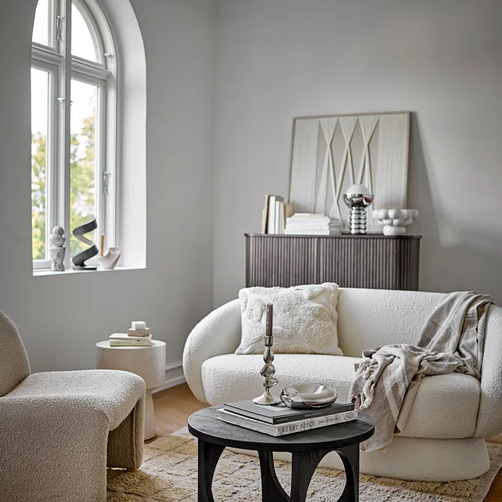 Spike lampe de table, argent de Bloomingville