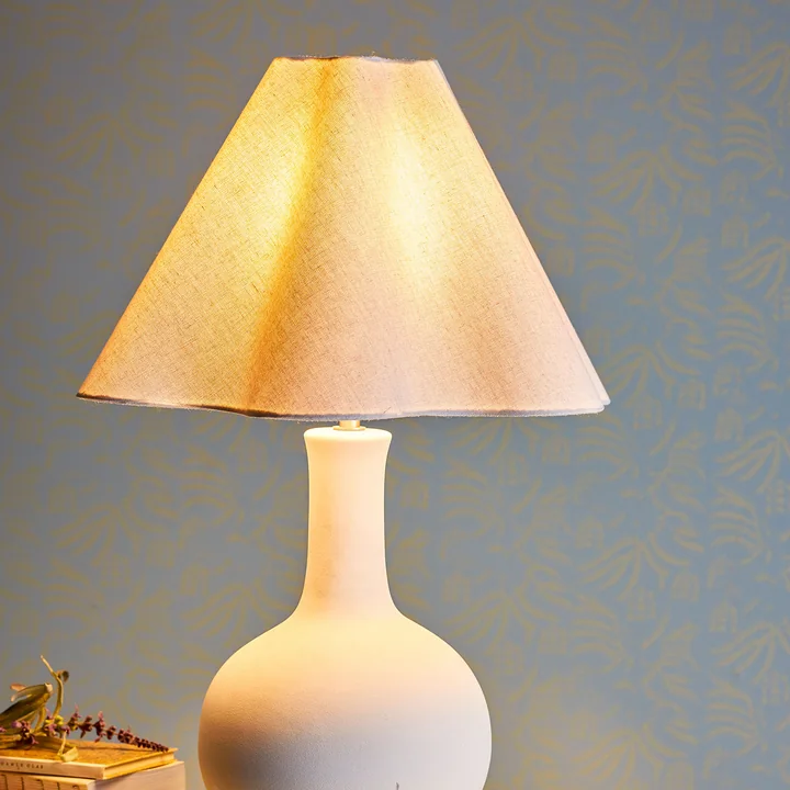 Heide lampe de table, blanc de Bloomingville