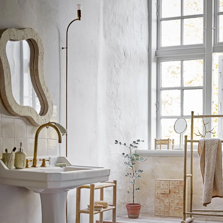 Meg miroir mural, naturel de Bloomingville