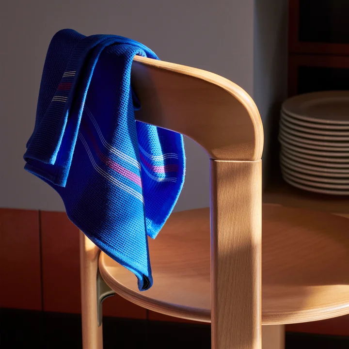 HAY - Canteen Torchon, bleu / fuchsia