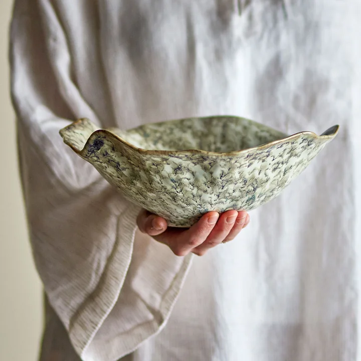 Bloomingville - Lennon Coupe, Ø 27 x 9,5 cm, gris