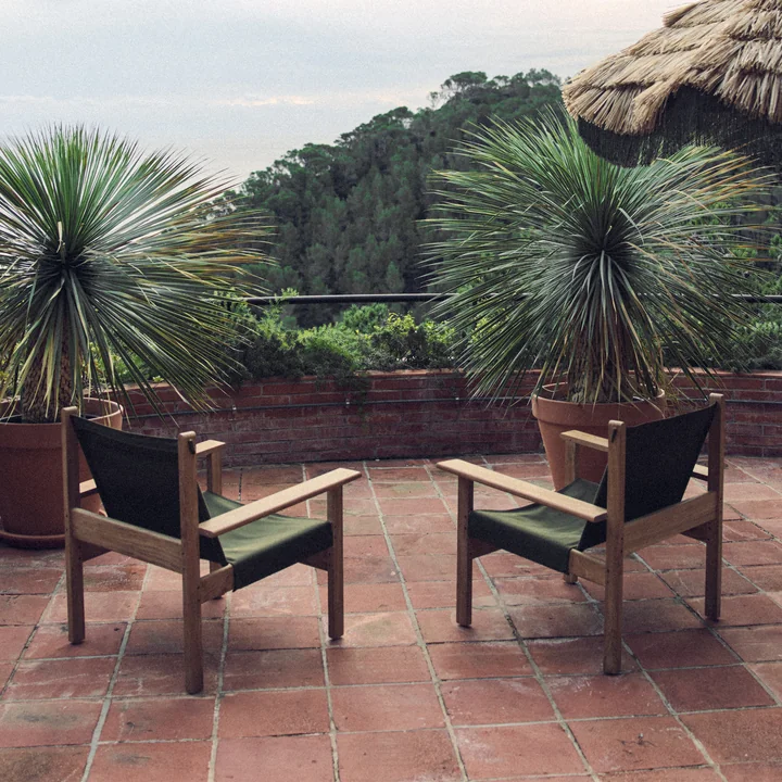 HKliving - Explorer Chair, vert armée